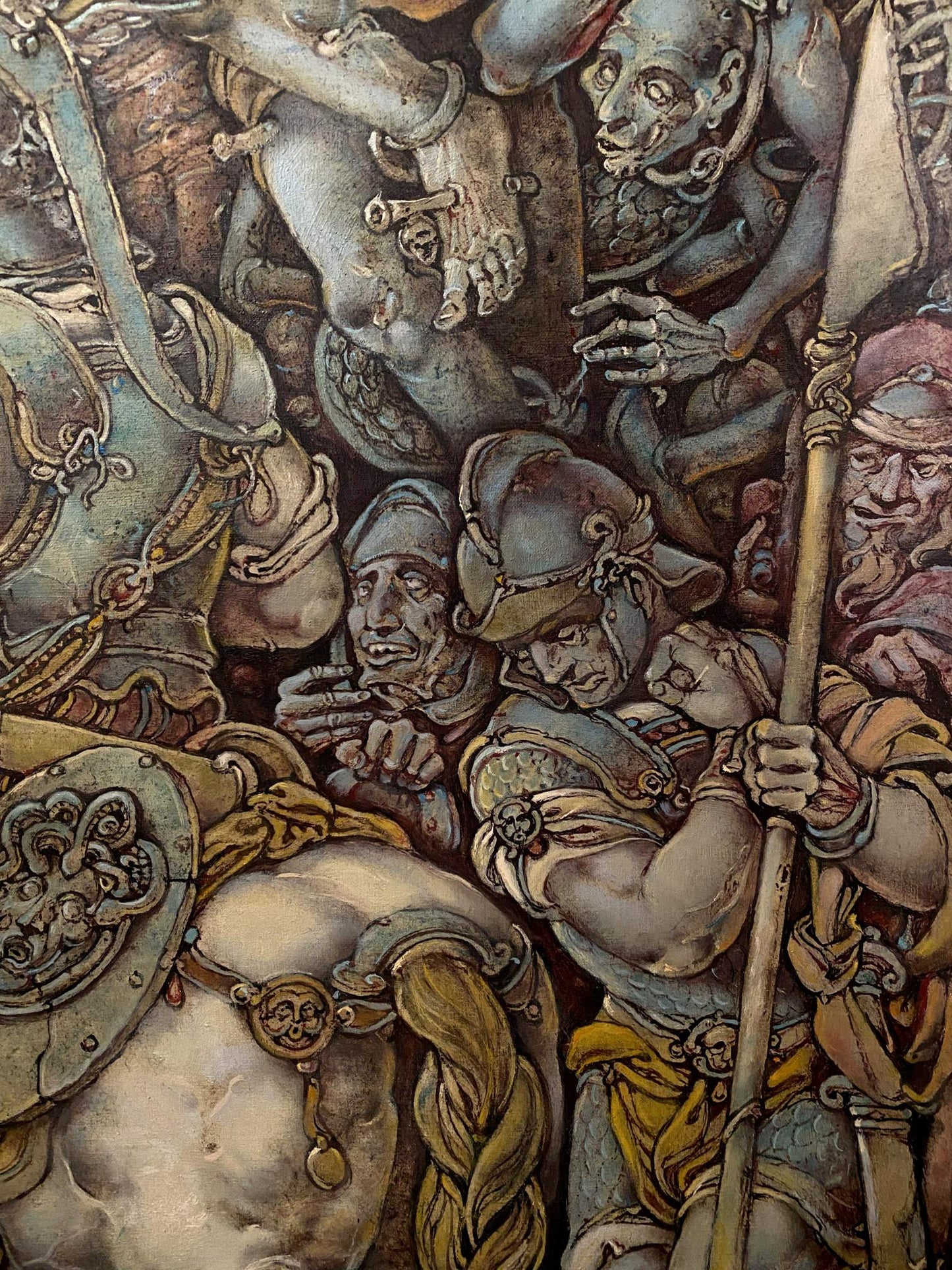 Oil painting Passion of Christ Calvary by Litvinov Oleg Arkad’yevich