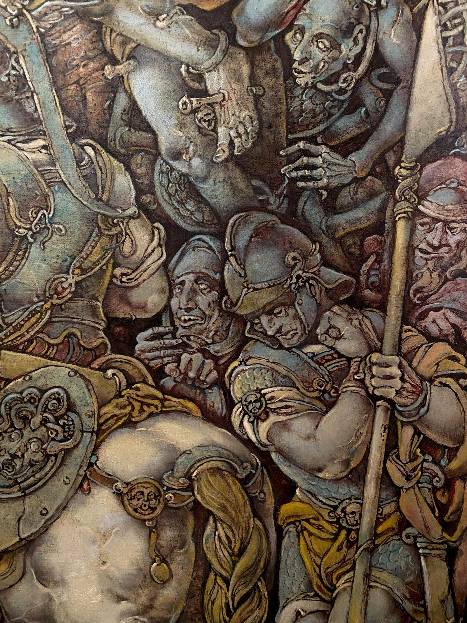 Oil painting Passion of Christ Calvary by Litvinov Oleg Arkad’yevich