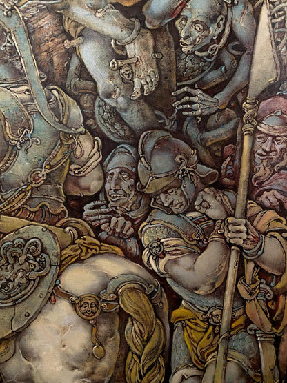 Oil painting Passion of Christ Calvary by Litvinov Oleg Arkad’yevich