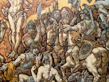 Oil painting Passion of Christ Calvary by Litvinov Oleg Arkad’yevich