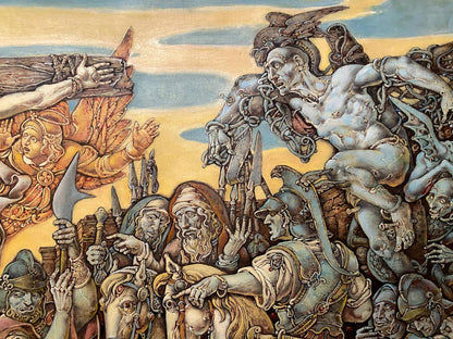 Oil painting Passion of Christ Calvary by Litvinov Oleg Arkad’yevich