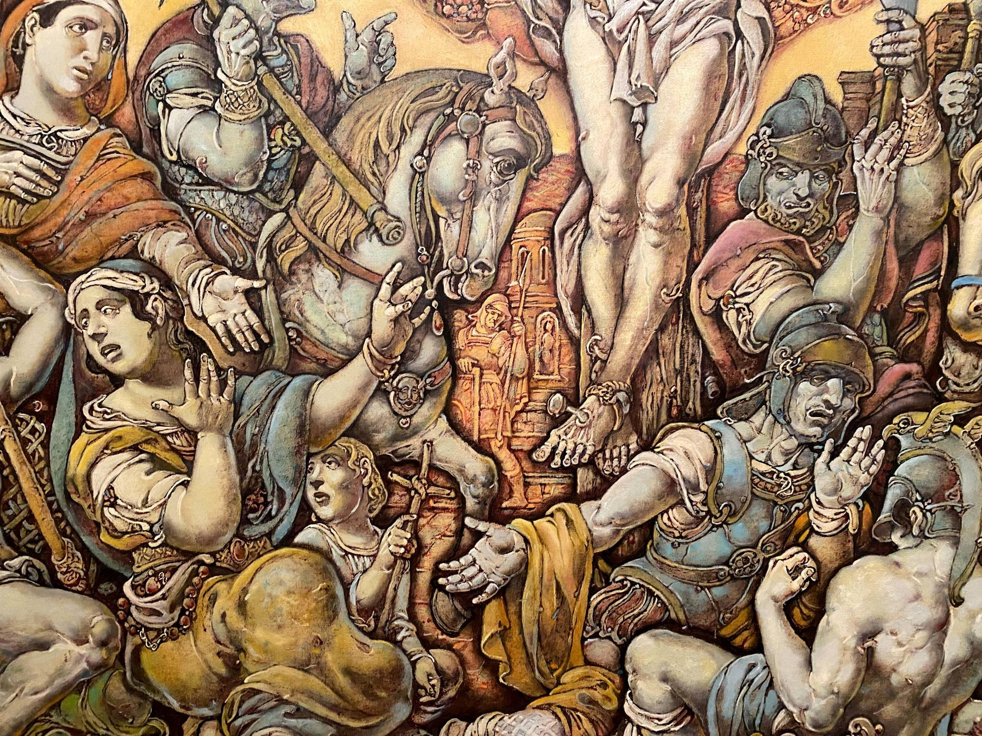 Oil painting Passion of Christ Calvary by Litvinov Oleg Arkad’yevich