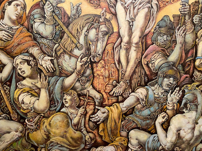 Oil painting Passion of Christ Calvary by Litvinov Oleg Arkad’yevich