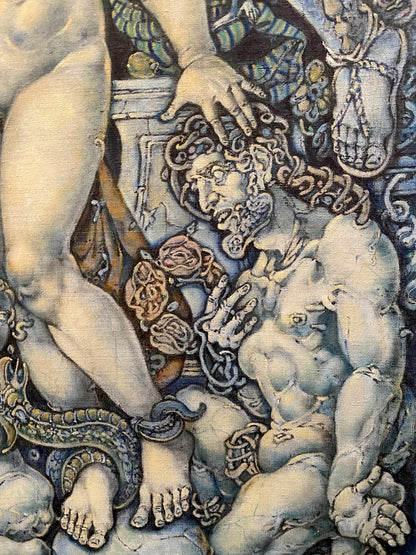 Oil painting of Orpheus and Eurydice by Oleg Litvinov