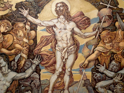 Oil painting of Christ’s Resurrection by Litvinov Oleg Arkad’yevich