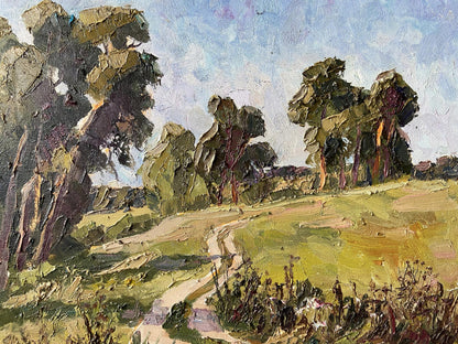 Impasto oil painting Forest Beauty by Gaponchenko Ivan Ivanovich