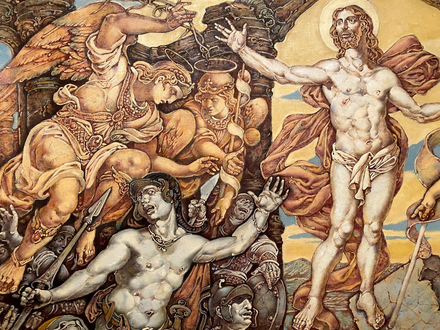 Resurrection of Christ oil painting by Litvinov Oleg Arkad’yevich