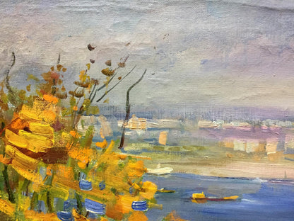 Vibrant impressionist oil painting by Marina Grigor’yevna Kiev Lel’chuk-M.aya