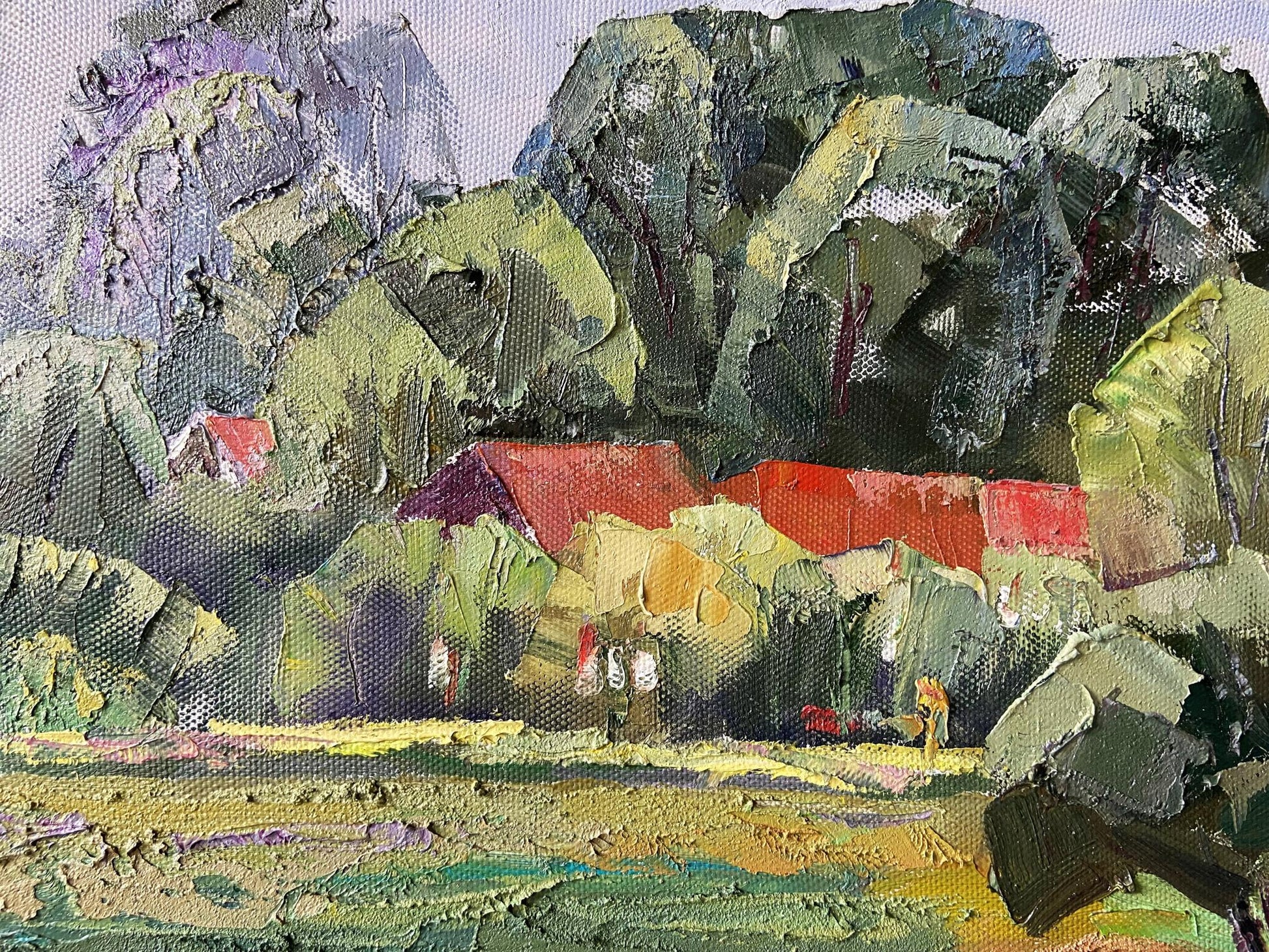 Old Manor is an oil painting by Ivan Ivanovich Gaponchenko