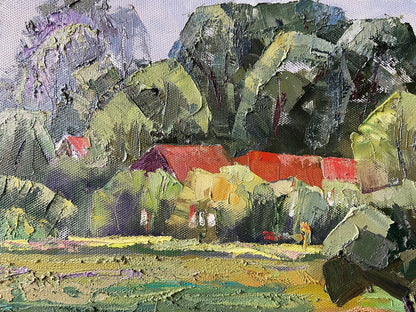 Old Manor is an oil painting by Ivan Ivanovich Gaponchenko
