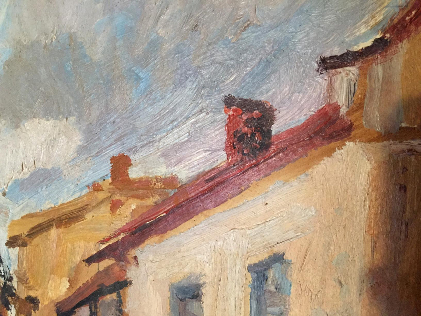 Oil painting of Ushinsky Lane by Strelnikov Vladimir Vladimirovich
