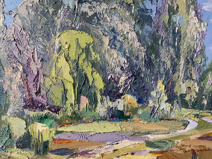 Oil painting by Sunny Gaponchenko Ivan Ivanovich: winding path through lush foliage