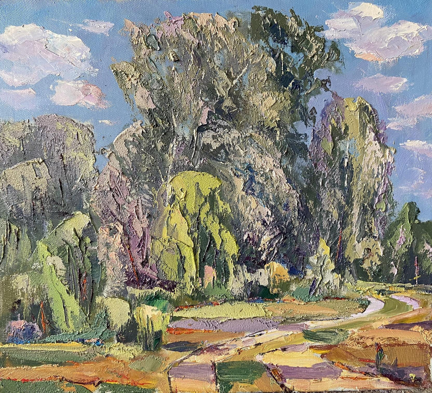 Impressionistic oil painting by Sunny Gaponchenko Ivan Ivanovich
