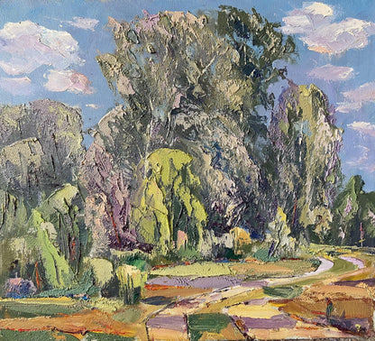 Impressionistic oil painting by Sunny Gaponchenko Ivan Ivanovich