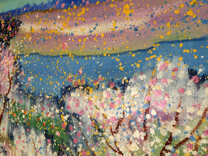 Vibrant abstract oil painting Pavasaris by Danne Eric Edmundovich