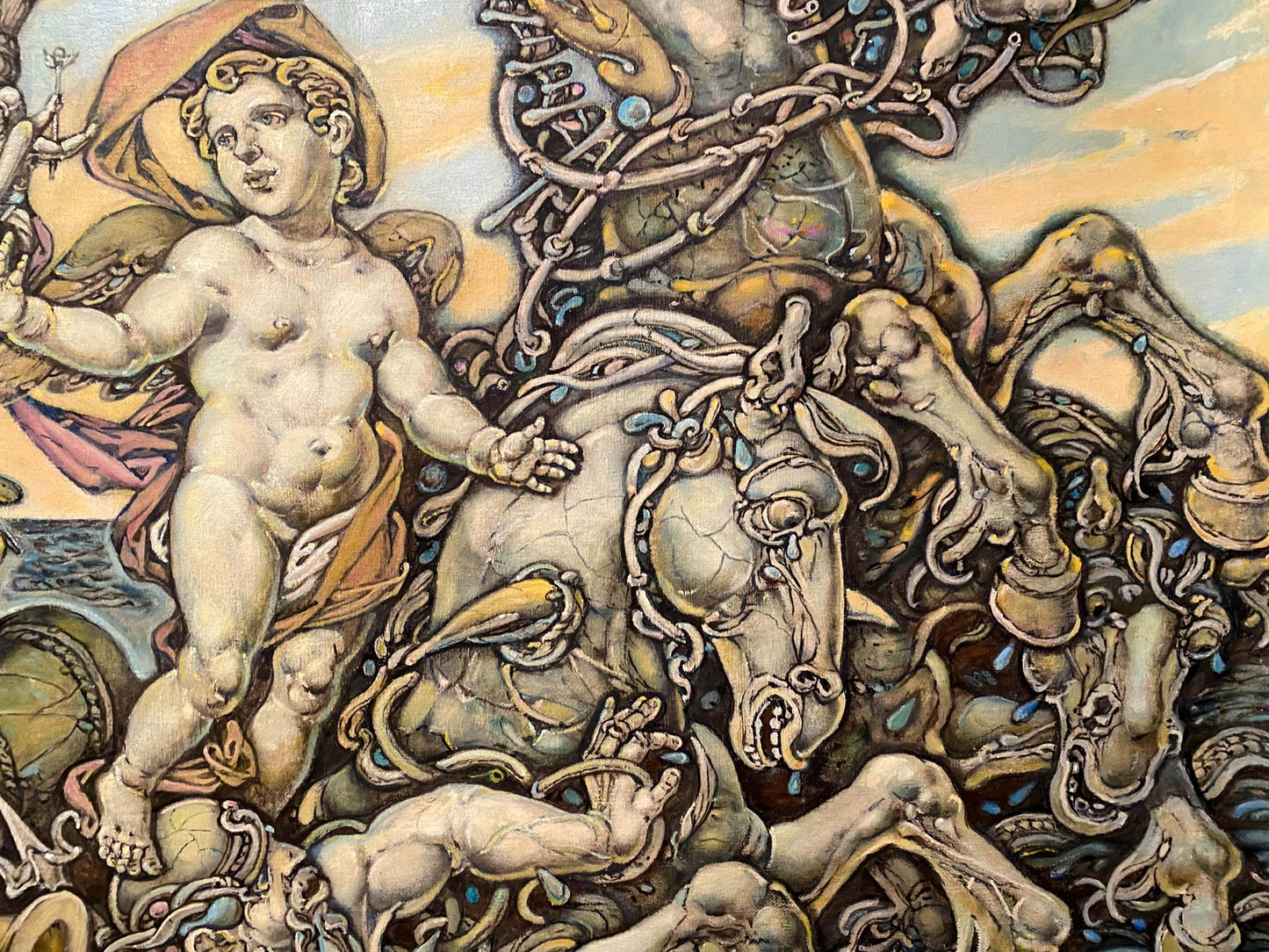 Oil painting of Neptune and Amphitrite by Litvinov Oleg Arkad’yevich