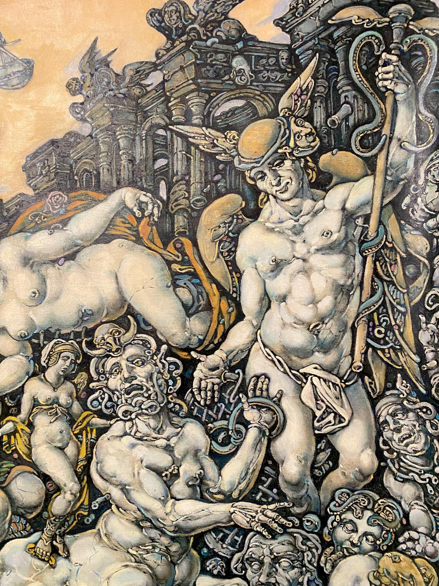 Oil painting Apotheosis of Leda by Litvinov Oleg Arkad’yevich