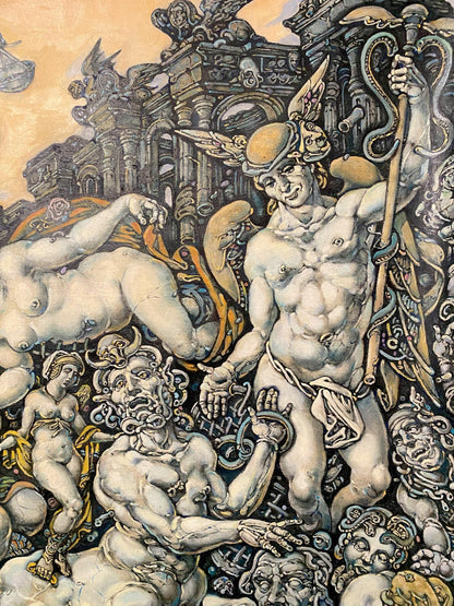 Oil painting Apotheosis of Leda by Litvinov Oleg Arkad’yevich