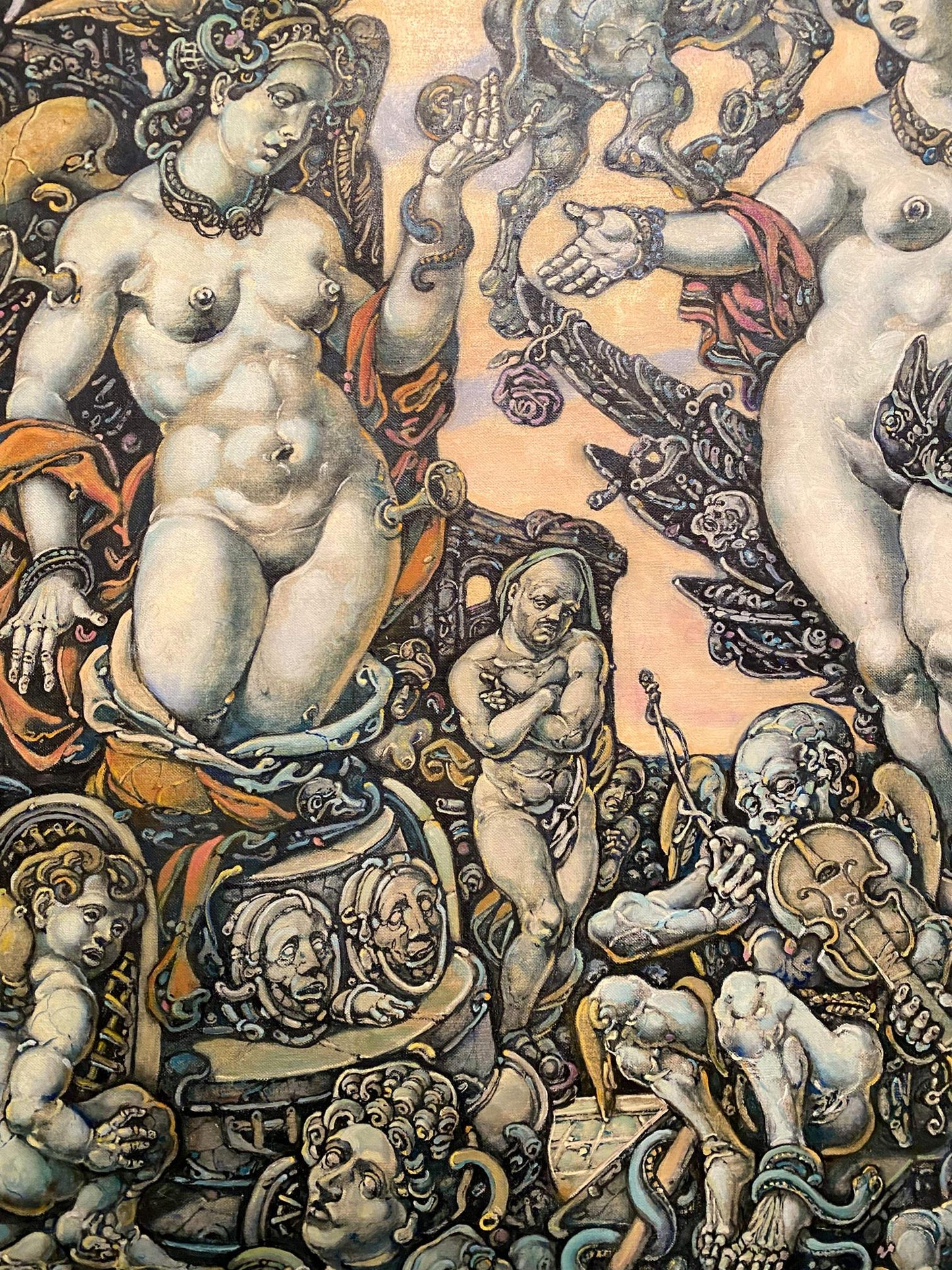 Oil painting Apotheosis of Leda by Litvinov Oleg Arkad’yevich, nude figure