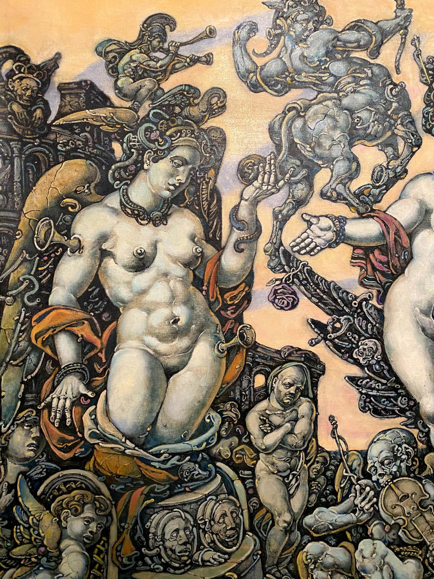 Oil painting Apotheosis of Leda by Litvinov Oleg Arkadyevich, nude figure