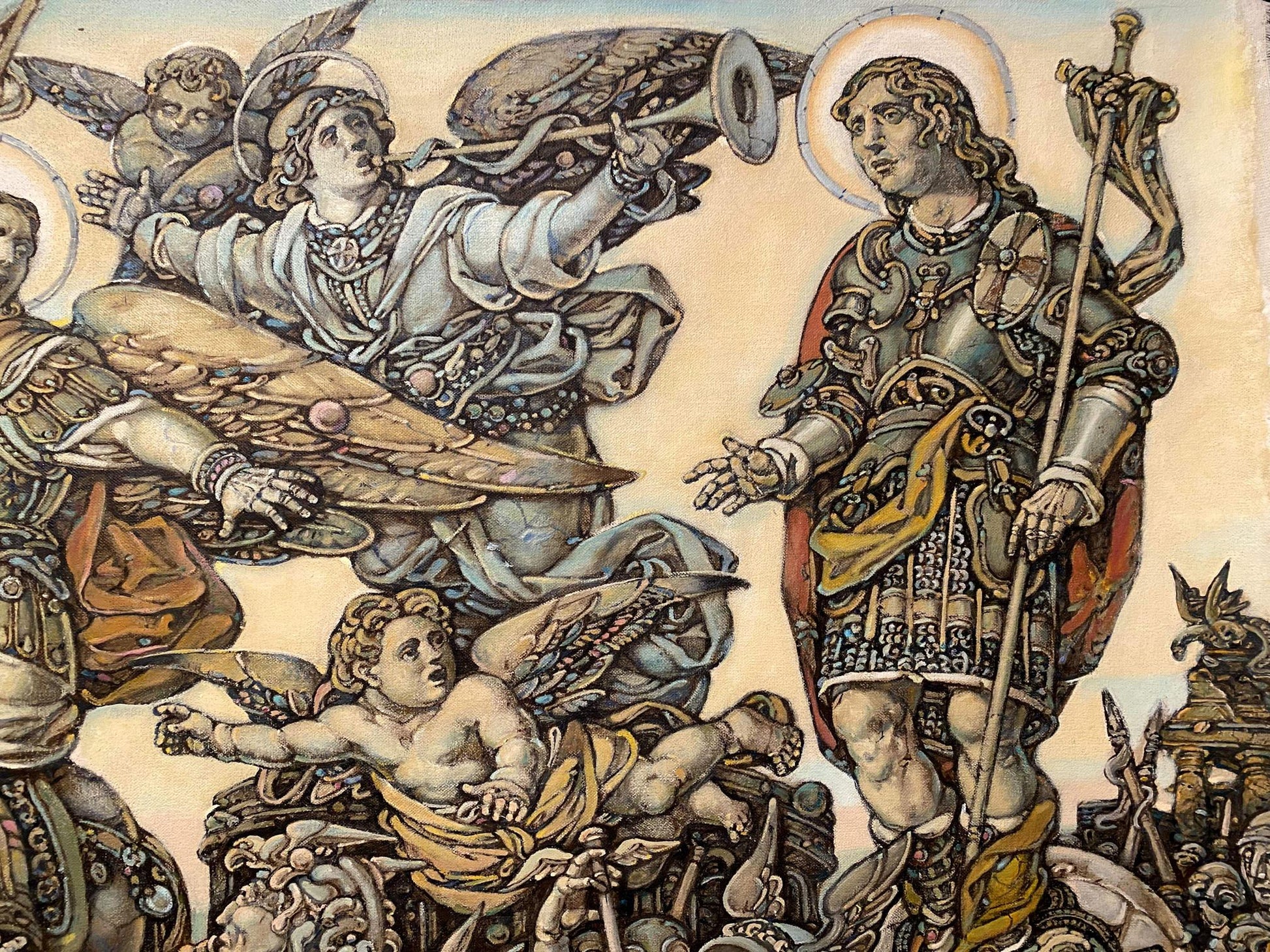 Oil painting Triumph of Saint George by Litvinov Oleg Arkad’yevich