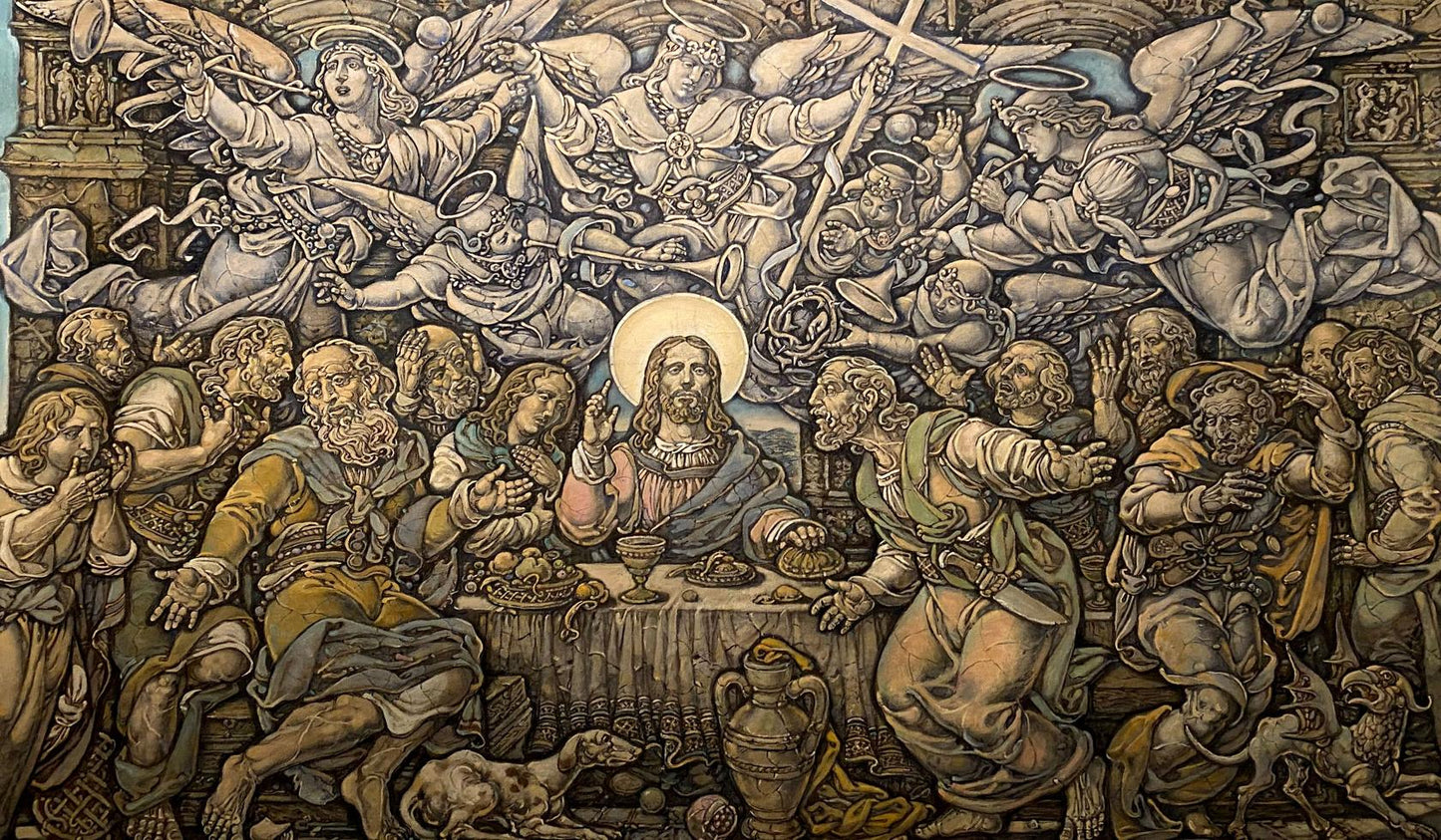 Oil painting The Last Supper by Litvinov Oleg Arkadyevich
