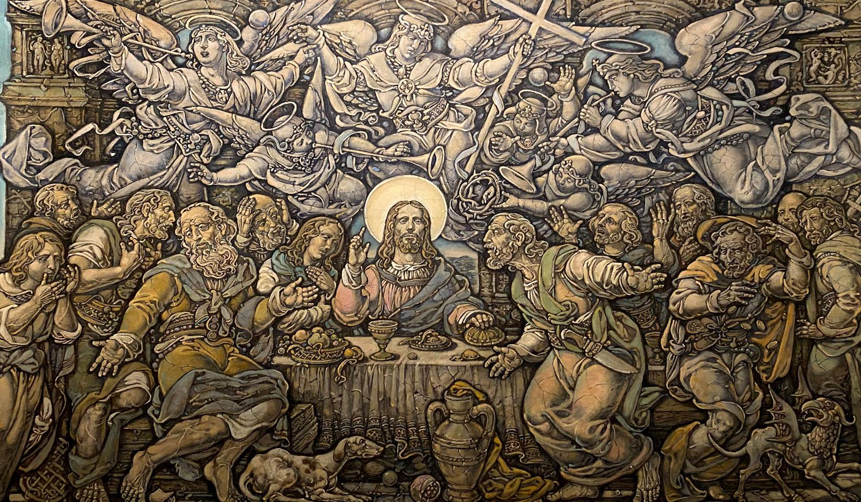 Oil painting The Last Supper by Litvinov Oleg Arkadyevich