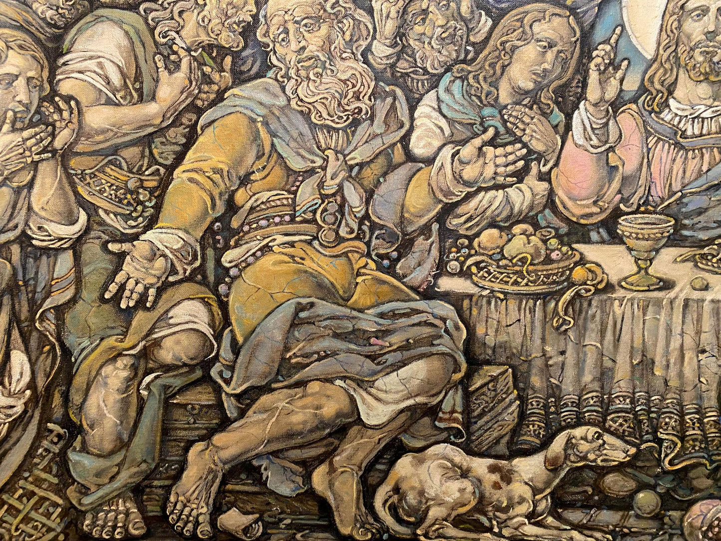 Oil painting of The Last Supper by Litvinov Oleg Arkad’yevich