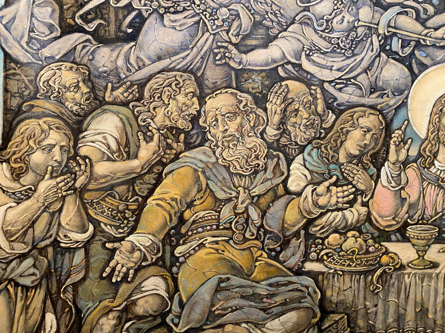 Oil painting of The Last Supper by Litvinov Oleg Arkad’yevich