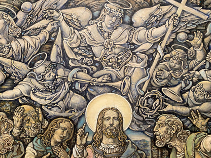 Detailed Last Supper oil painting by Litvinov Oleg Arkad’yevich