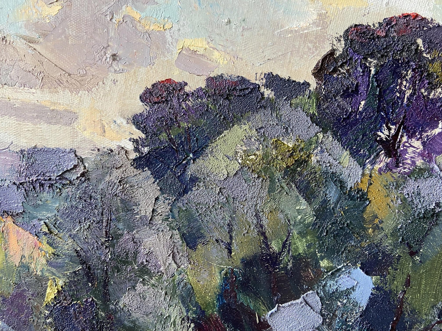 Ivan Ivanovich Gaponchenko's Forest Illumination: An Oil Rendition