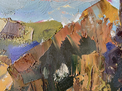 Oil painting Beginning of Autumn by Gaponchenko Ivan Ivanovich