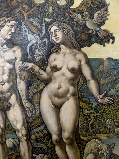 Oil painting of nude Eve by Litvinov Oleg Arkad’yevich