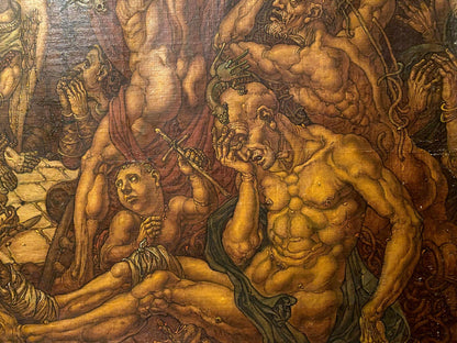 Detailed oil painting Descent from the Cross by Litvinov Oleg Arkad’yevich