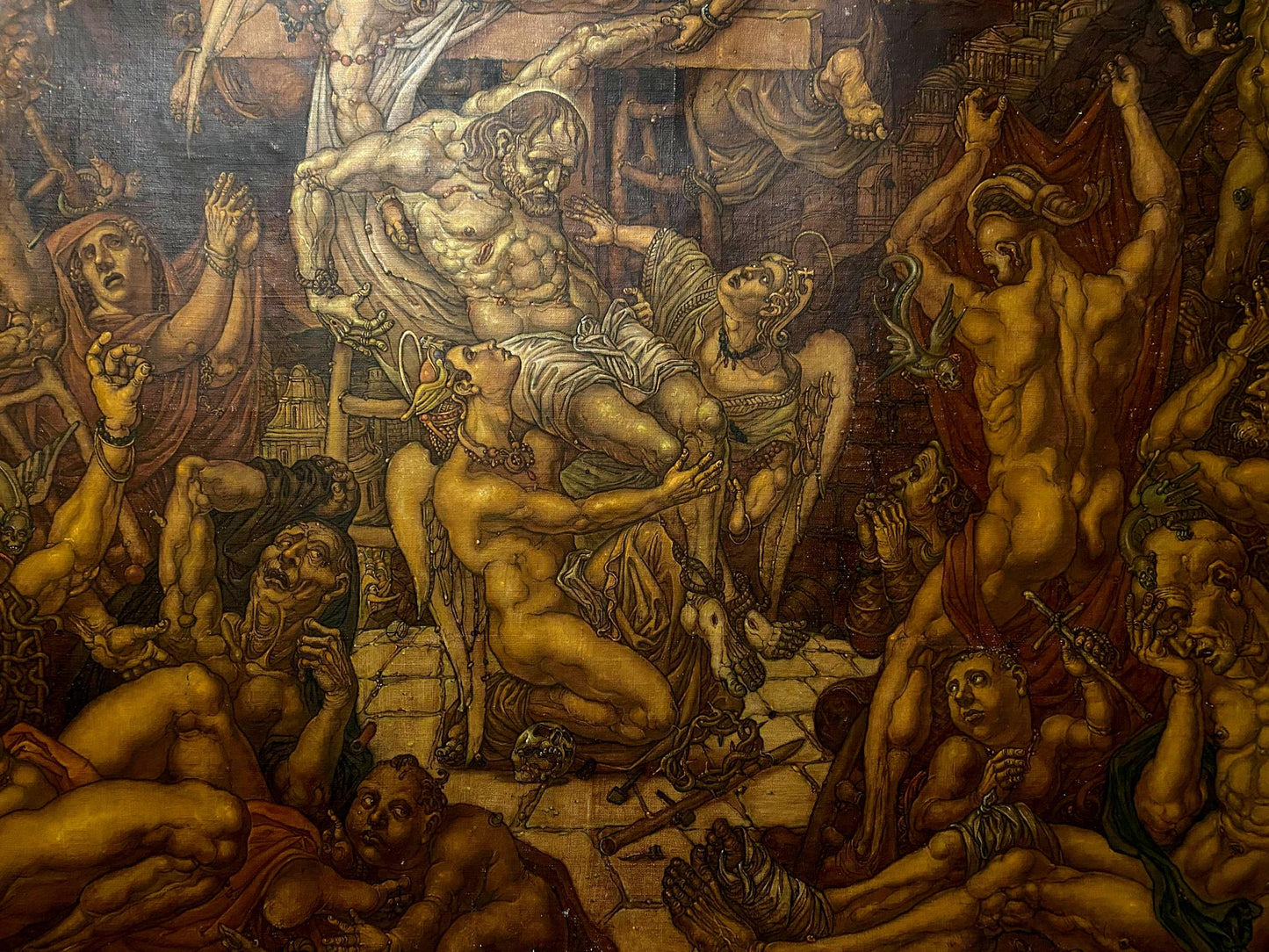 Oil painting Descent from the Cross by Litvinov Oleg Arkad’yevich