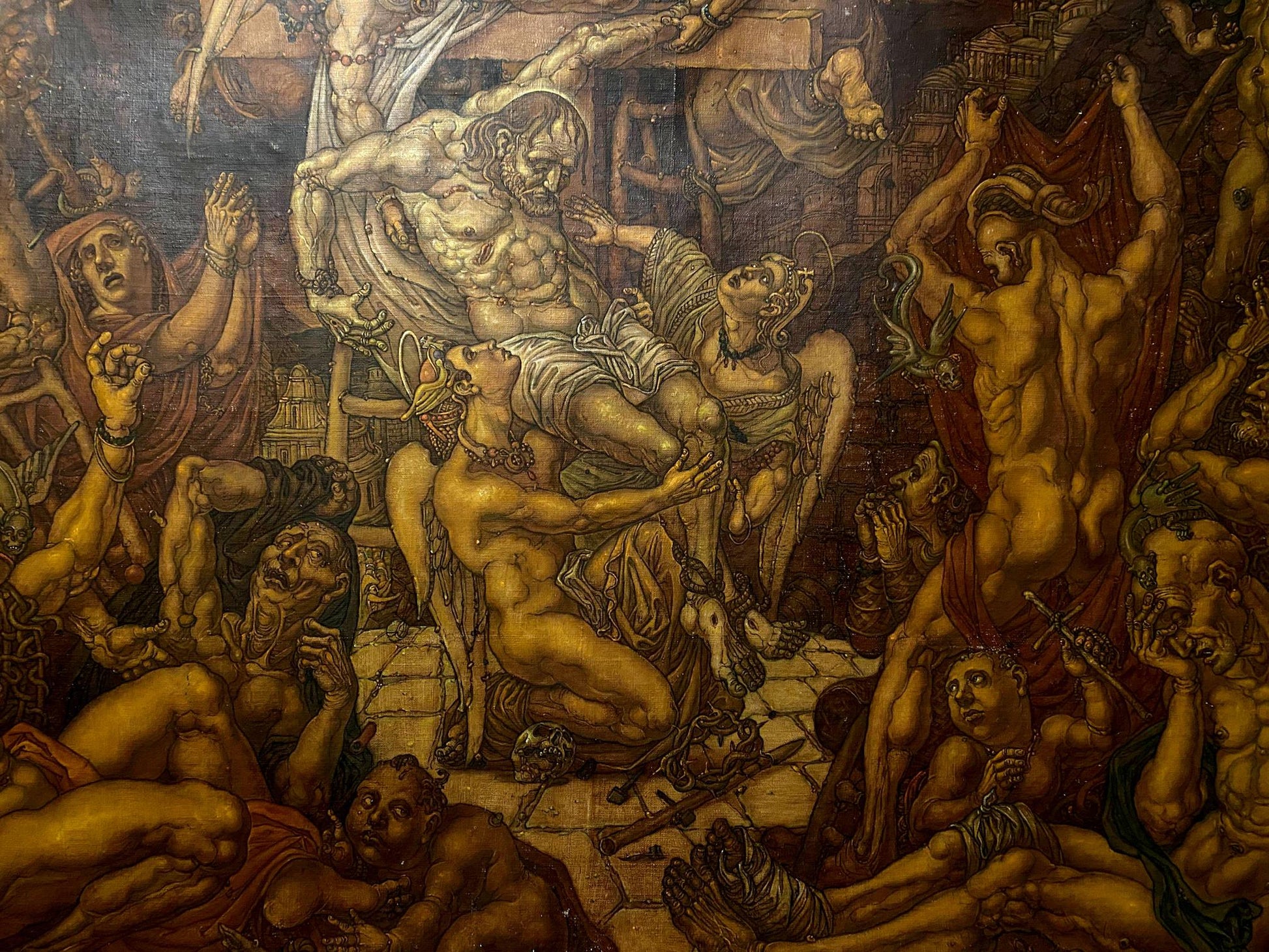 Oil painting Descent from the Cross by Litvinov Oleg Arkad’yevich
