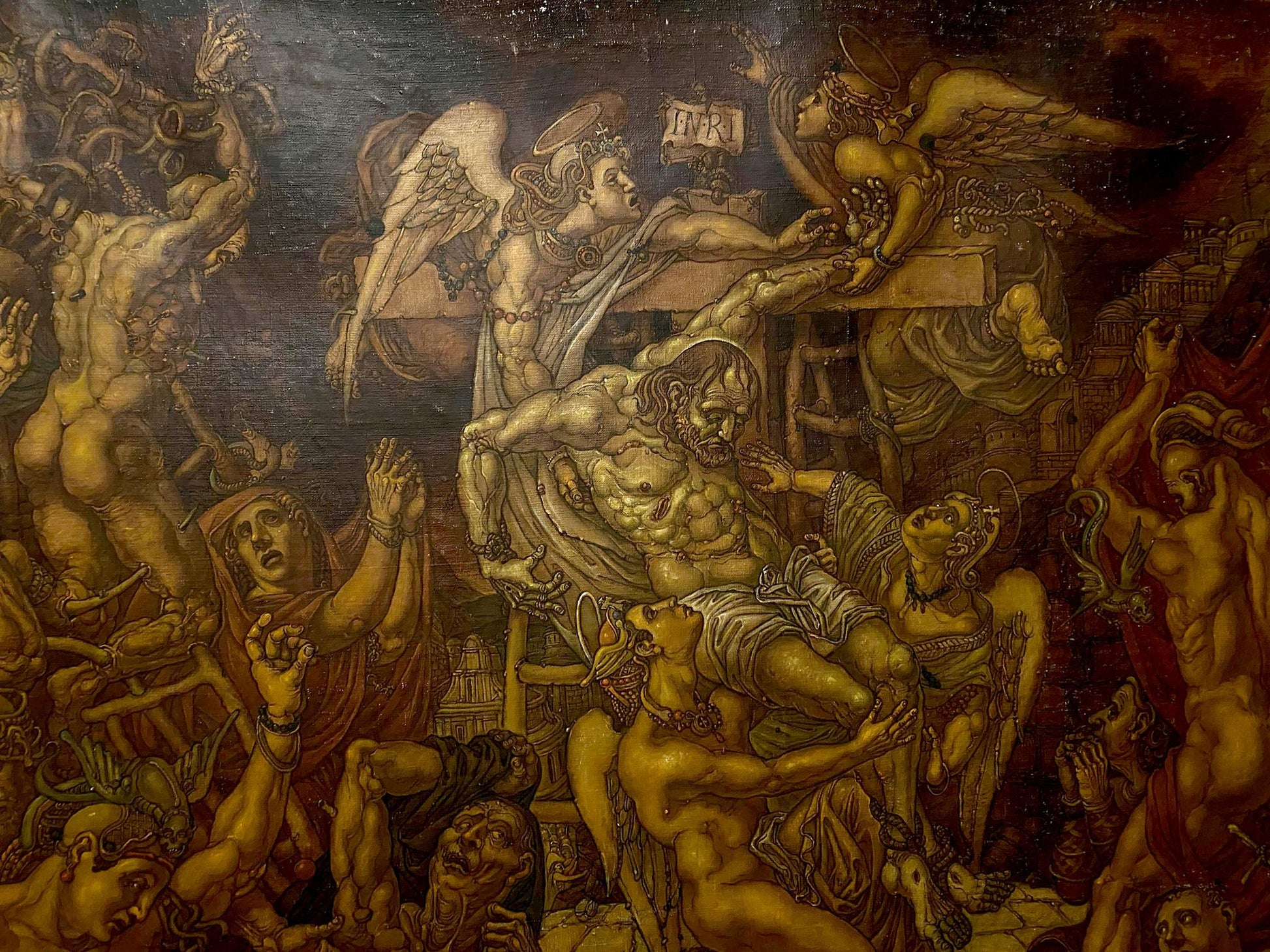 Oil painting Descent from the Cross by Litvinov Oleg Arkad’yevich