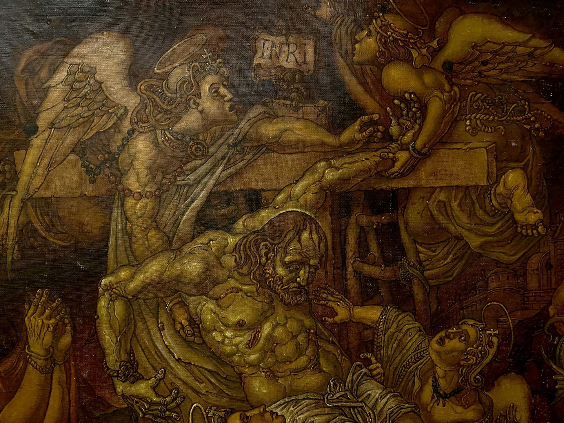Oil painting Descent from the Cross by Litvinov Oleg Arkad’yevich