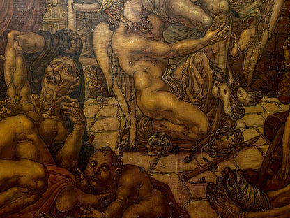 Detailed oil painting Descent from the Cross by Litvinov Oleg Arkad’yevich