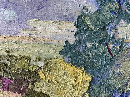 Abstract oil painting Early morning came by Gaponchenko Ivan Ivanovich