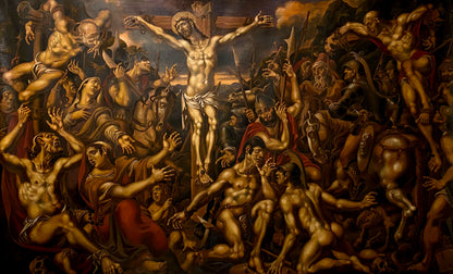 Oil painting of Crucifixion by Litvinov Oleg Arkad’yevich