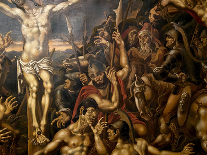 Oil painting of Crucifixion by Litvinov Oleg Arkad’yevich