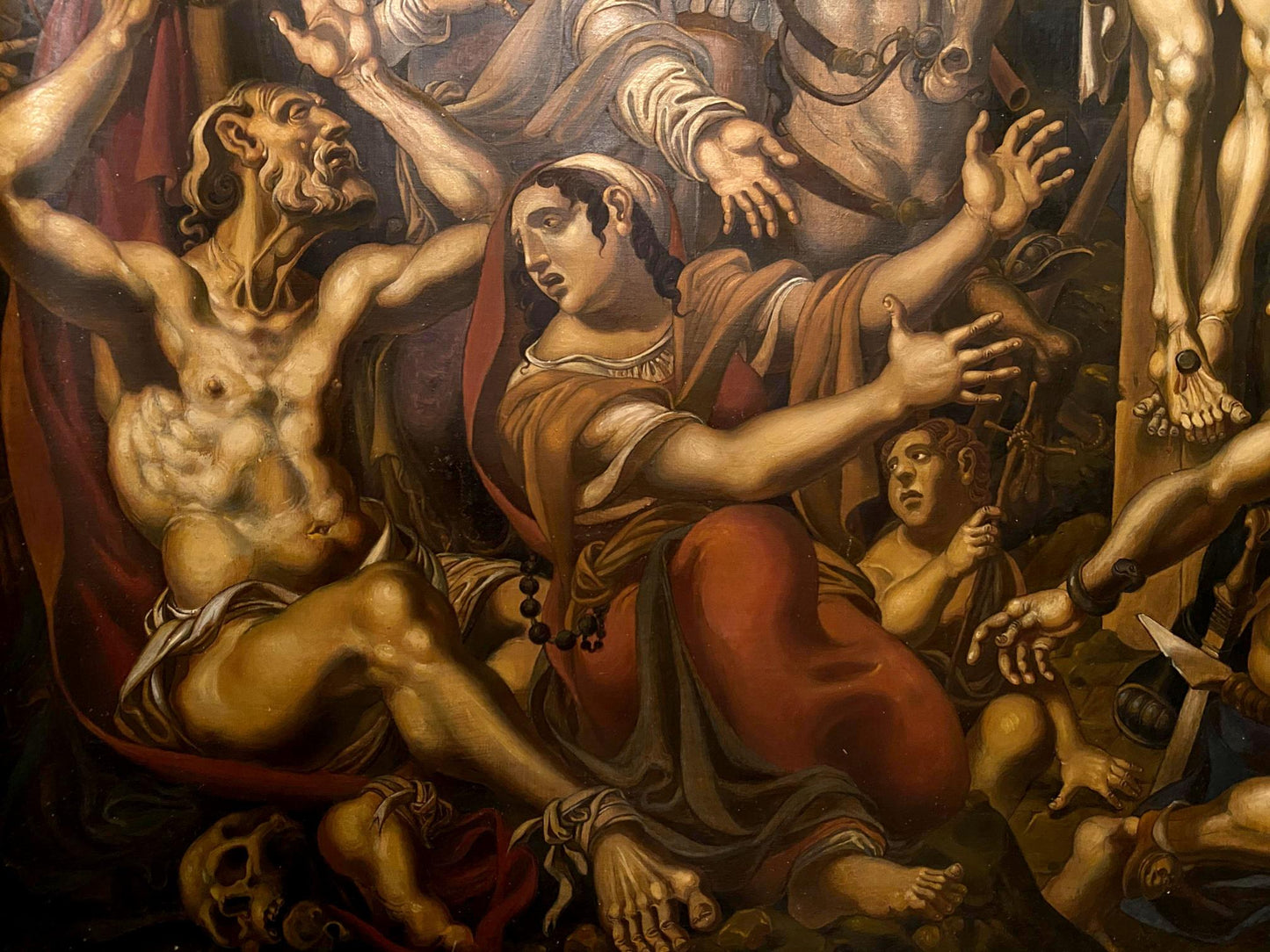 Dramatic Crucifixion oil painting by Litvinov Oleg Arkad’yevich