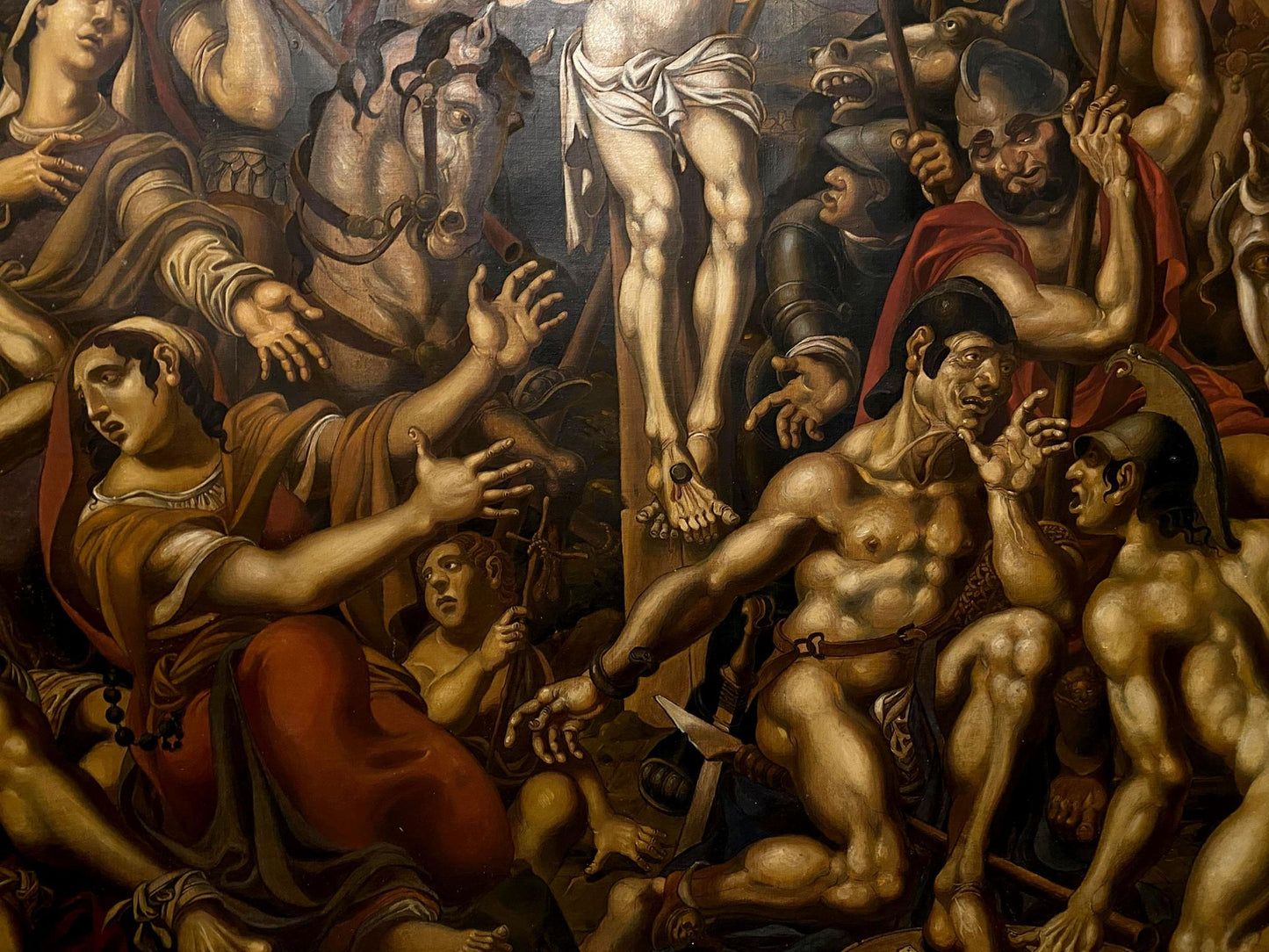 Oil painting of Crucifixion by Litvinov Oleg Arkad’yevich