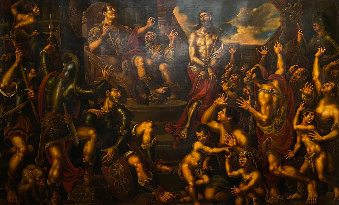 Oil painting Christ before Pilate by Litvinov Oleg Arkad’yevich