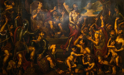 Oil painting Christ before Pilate by Litvinov Oleg Arkad’yevich