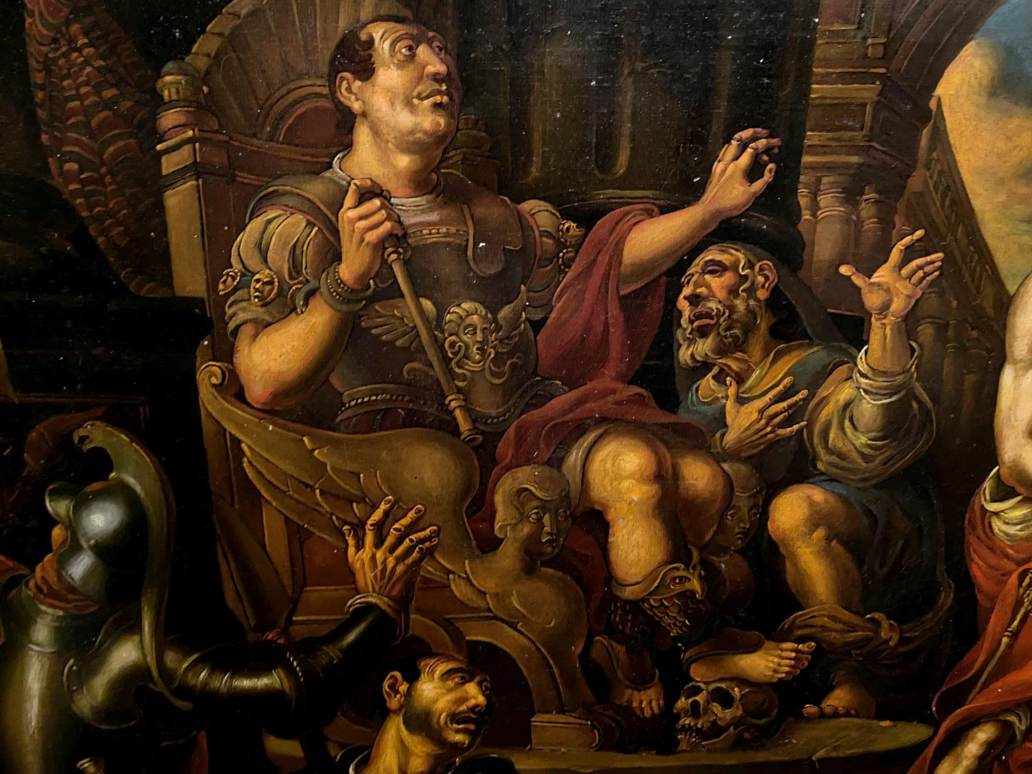 Oil painting of Christ before Pilate by Litvinov Oleg Arkadyevich