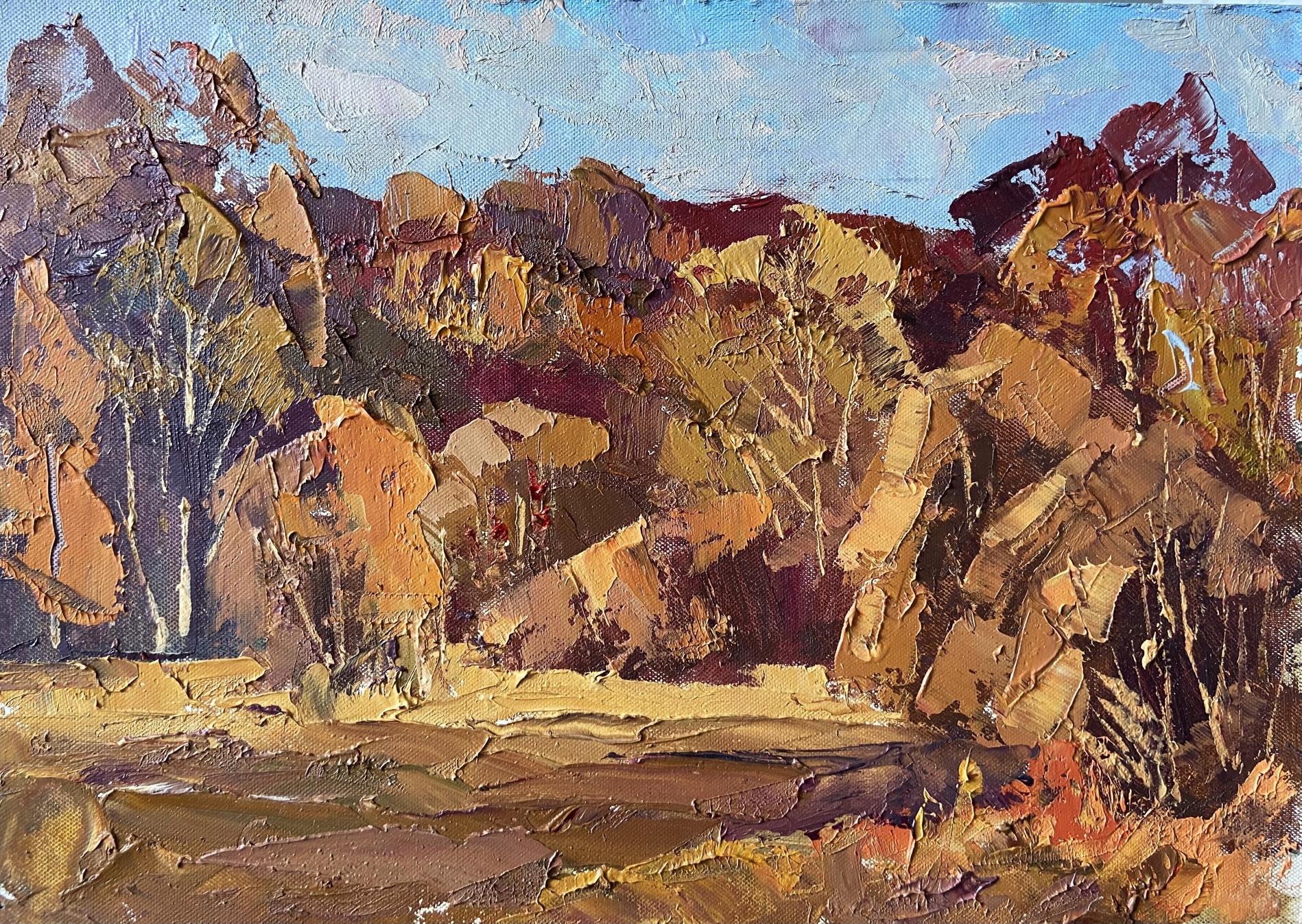Oil painting Autumn in Nikolayevshchina by Gaponchenko Ivan Ivanovich