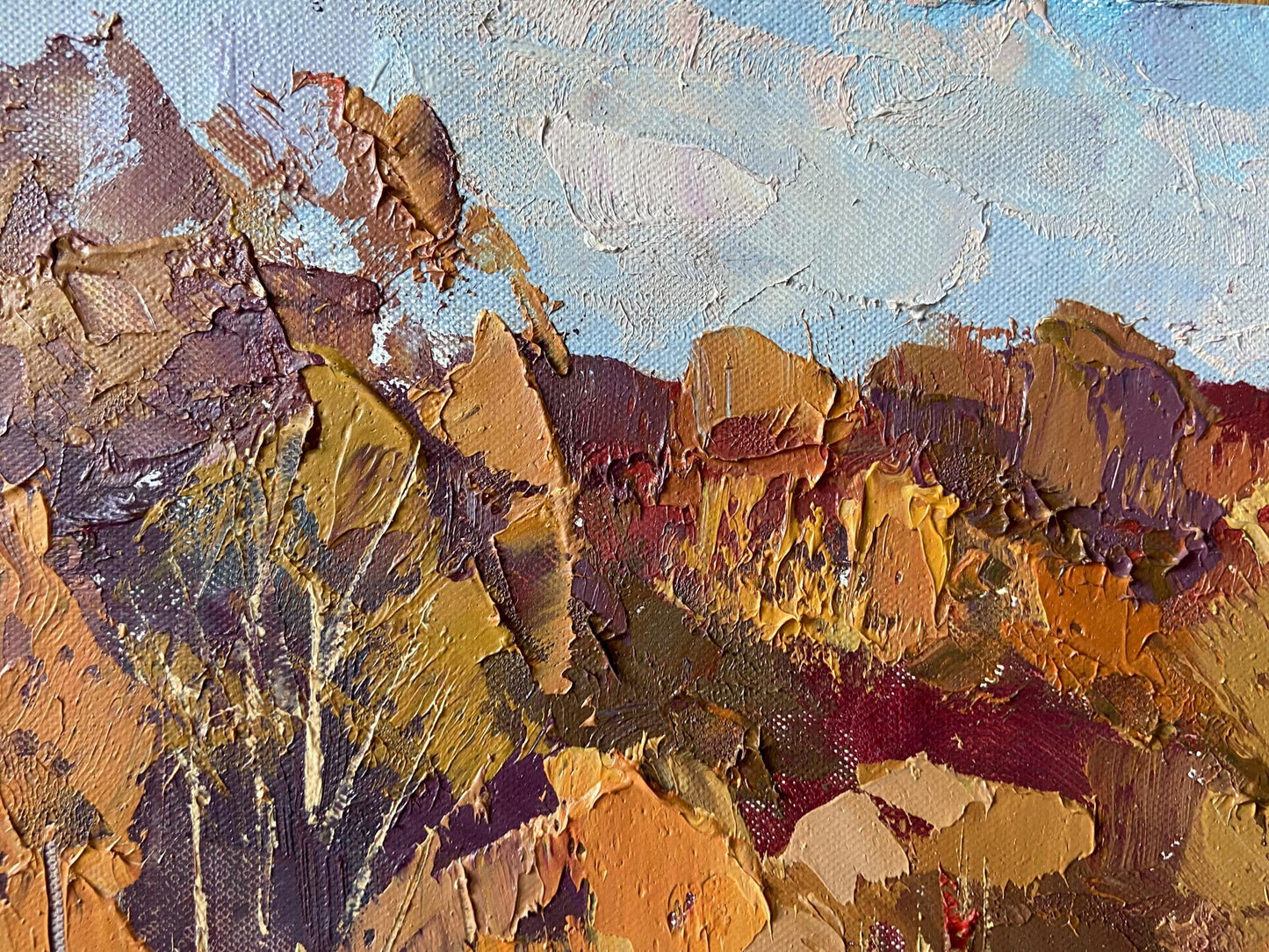 Oil painting Autumn in Nikolayevshchina by Gaponchenko Ivan Ivanovich