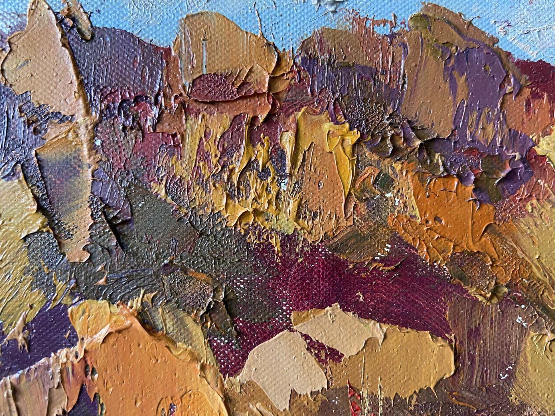 Oil painting Autumn in Nikolayevshchina by Gaponchenko Ivan Ivanovich